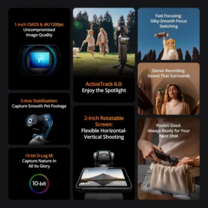 DJI Osmo Pocket 3 Vlogging Camera - Thumbnail Image 5