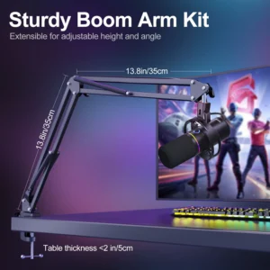 XLR/USB Dynamic Microphone Kit - Thumbnail Image 6