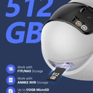 Dual Lens Wide View Outdoor Video Camera - Thumbnail Image 5