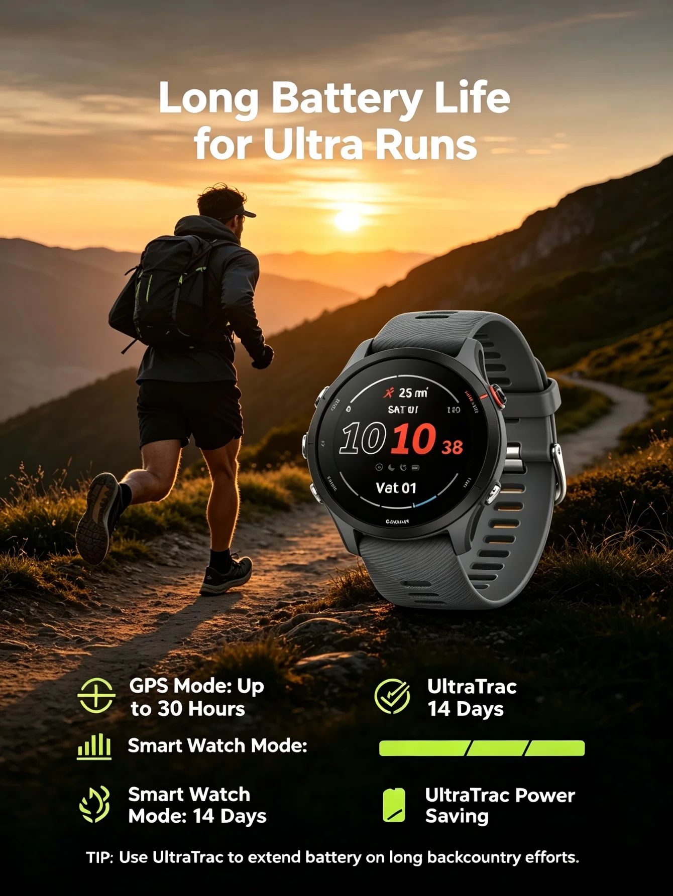 Garmin Forerunner Sports Smartwatch - Image 2