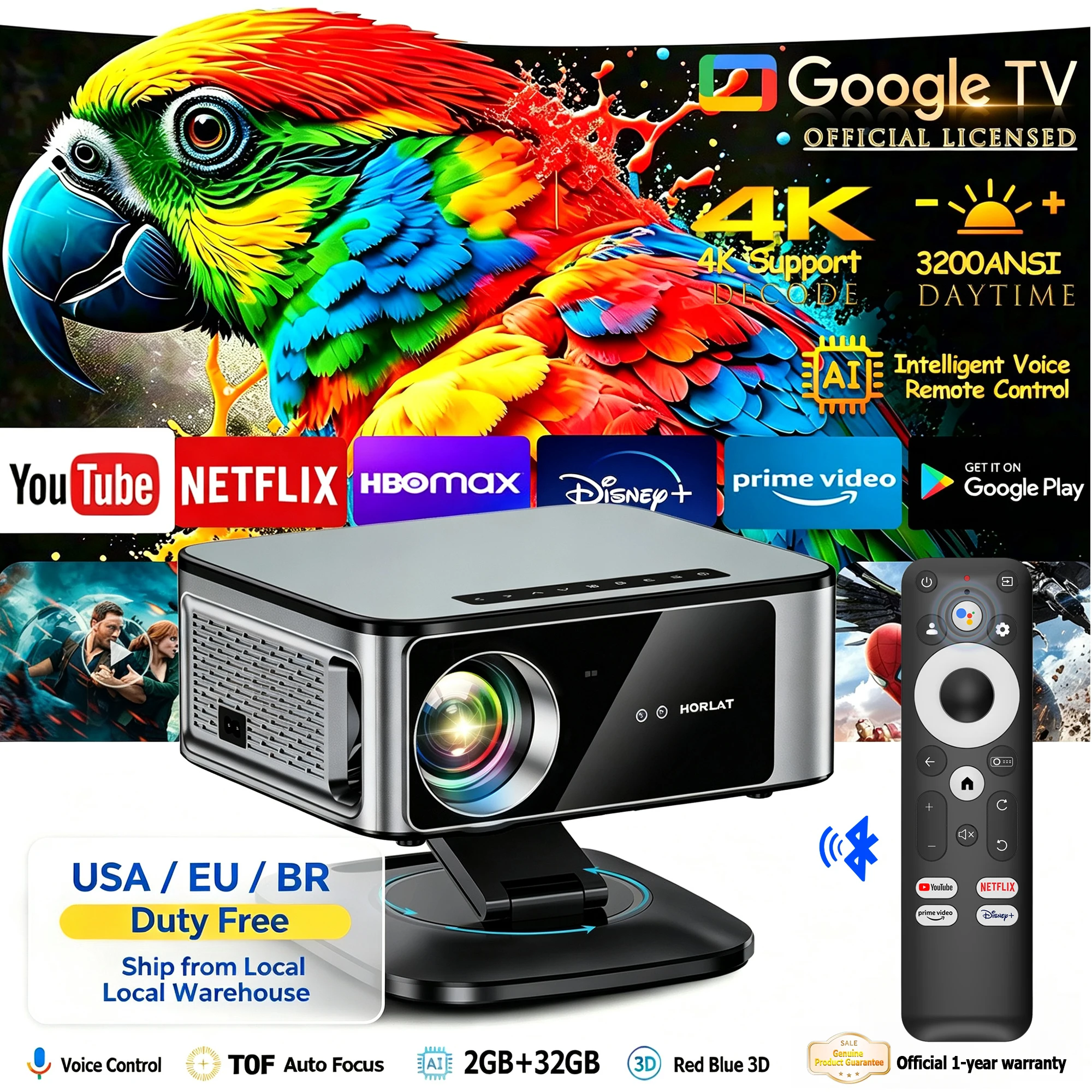 4K Full HD Projector - Image 1