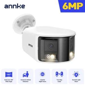 Dual Lens Wide View POE Camera