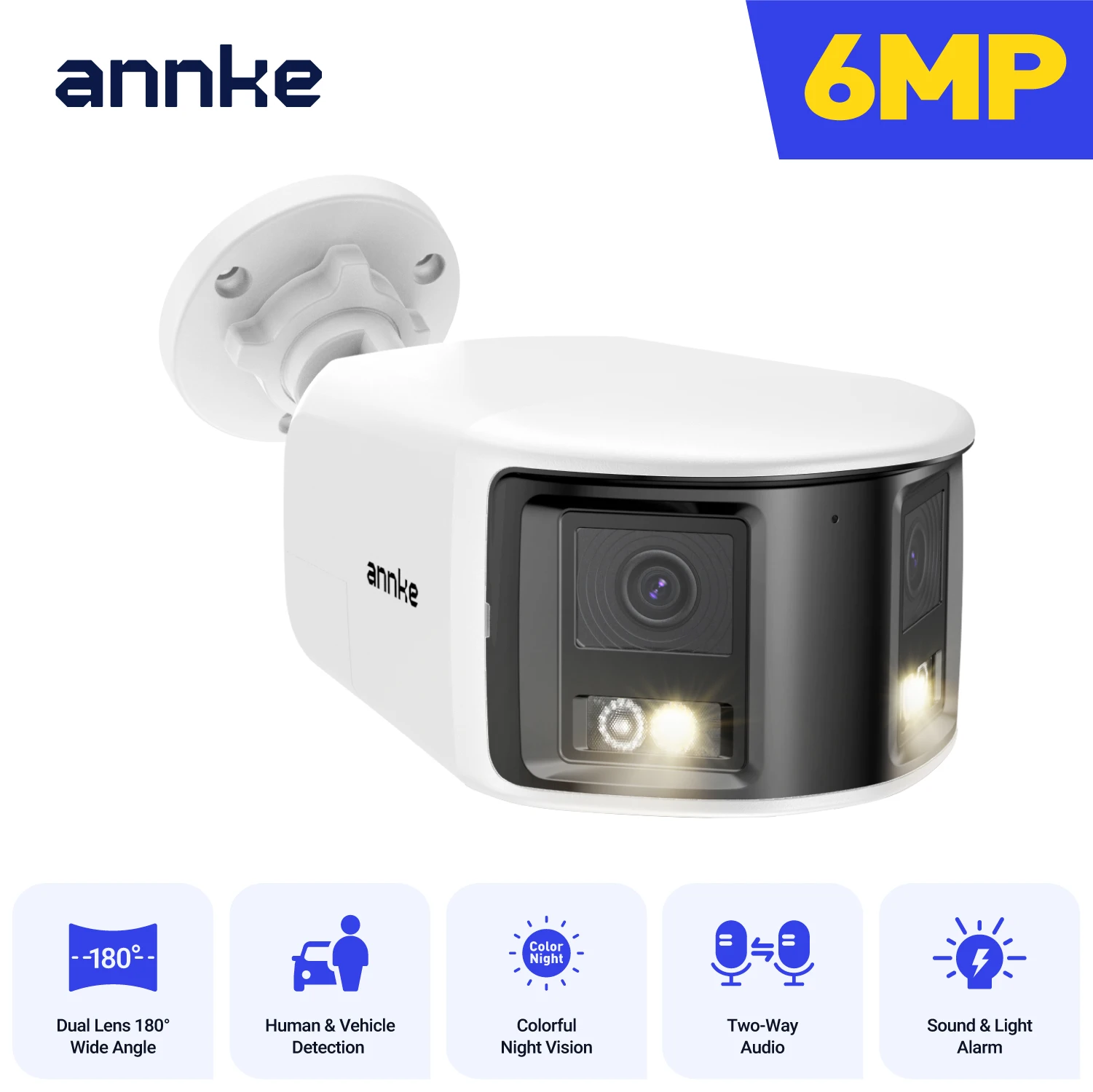 Dual Lens Wide View POE Camera - Image 1