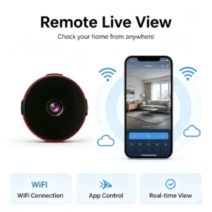 HD Mini Wireless Home Surveillance Camera - Thumbnail Image 2