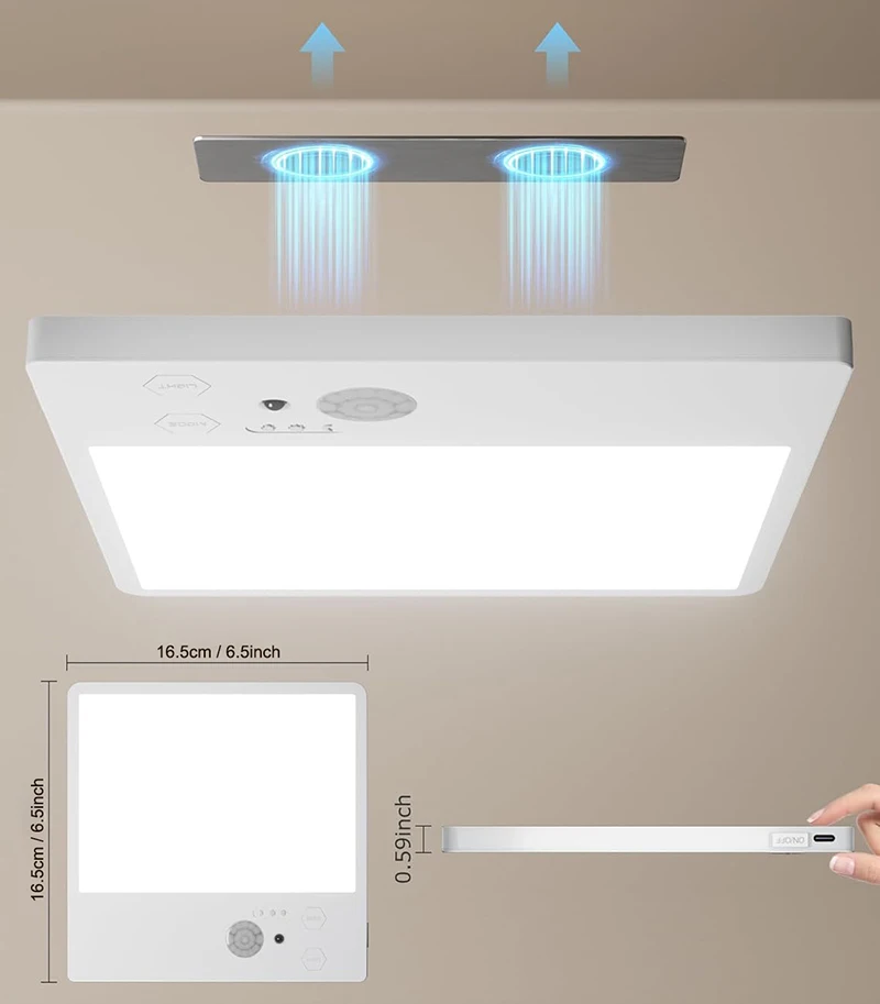 Motion Sensor LED Ceiling Light - Image 4