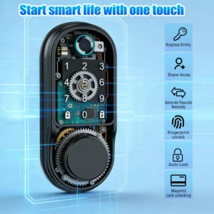 Bluetooth Smart Deadbolt Door Lock - Thumbnail Image 4