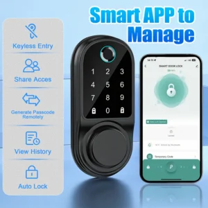 Bluetooth Smart Deadbolt Door Lock - Thumbnail Image 9
