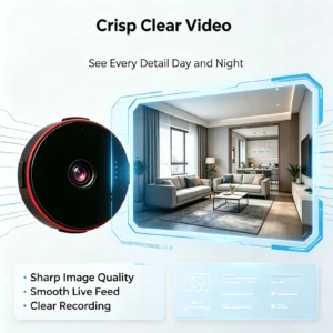 HD Mini Wireless Home Surveillance Camera - Thumbnail Image 6