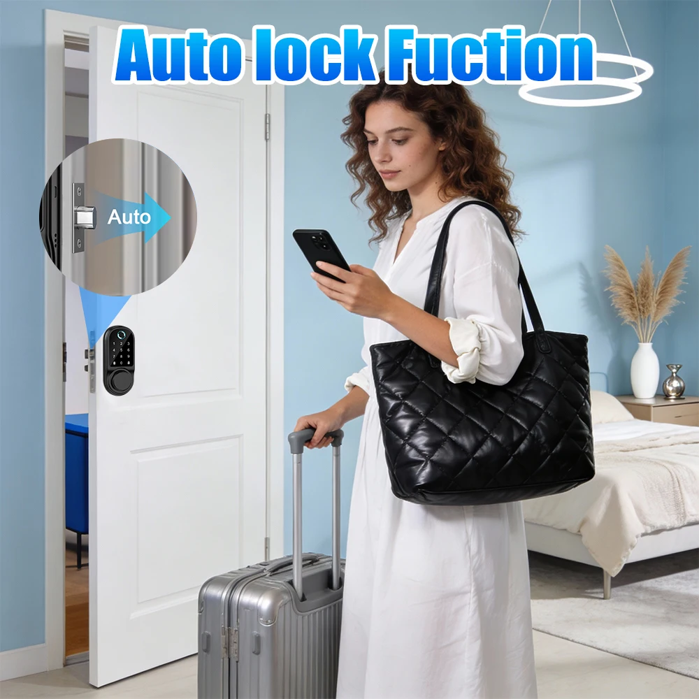 Bluetooth Smart Deadbolt Door Lock - Image 6