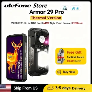 Pro Thermal Version 5G AI Rugged Phone