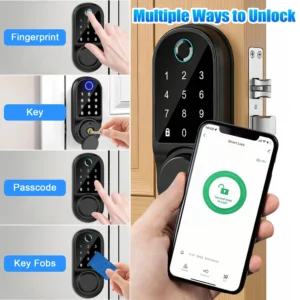 Bluetooth Smart Deadbolt Door Lock - Thumbnail Image 5